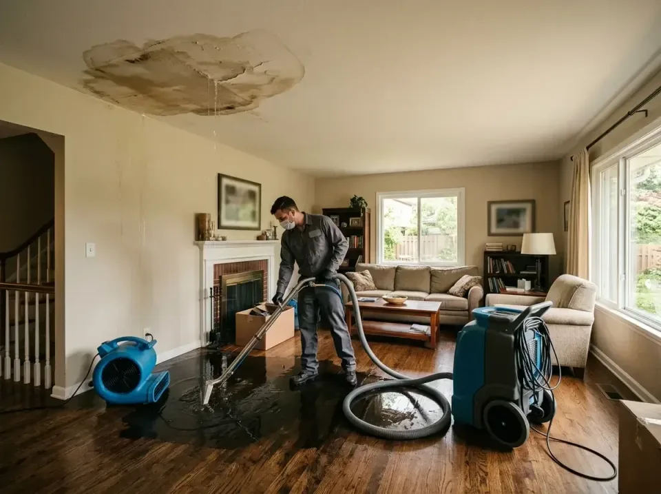 attic-pipe-burst-ceiling-drip-008 — frequently asked questions, Water Damage Restoration & Carpet Care in Collinsville, OK
